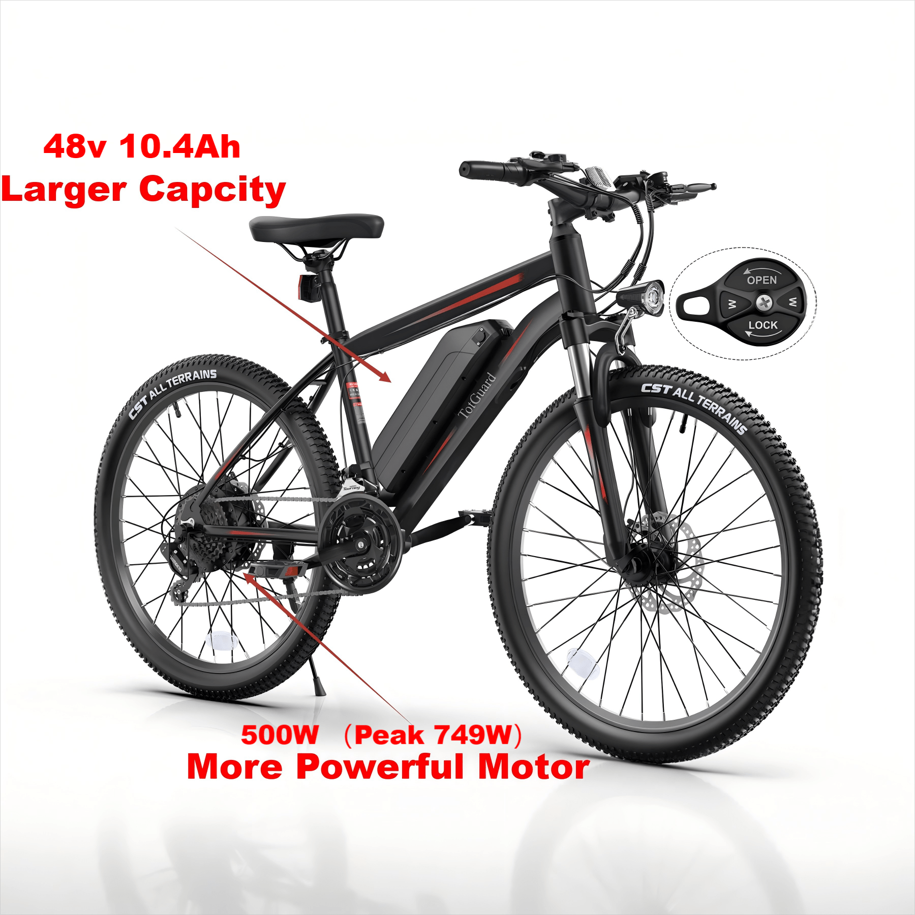 Electric Bicycle, 26" Electric Mountain Bike