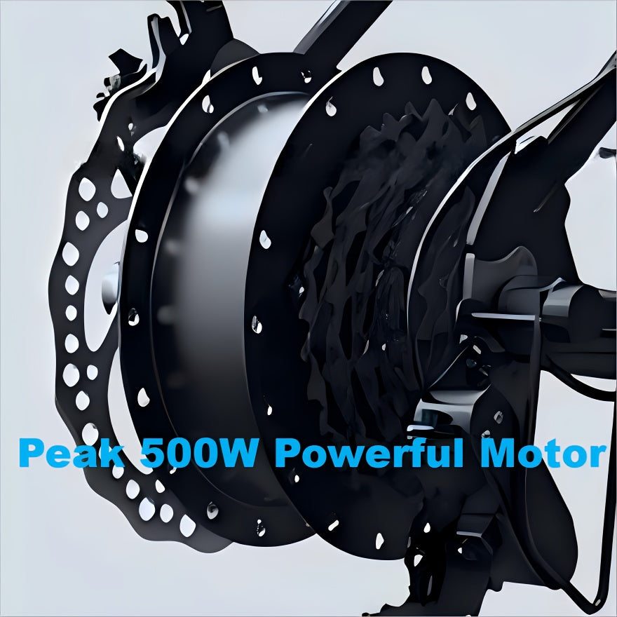 26" Adult Electric Mountain Bike, Powerful 36V 374Wh Removable Battery, 500W Peak Motor Electric Bicycle, 21-Speed Gear System, Up To 50 Miles Range, 20MPH Max Speed Commuter Ebike