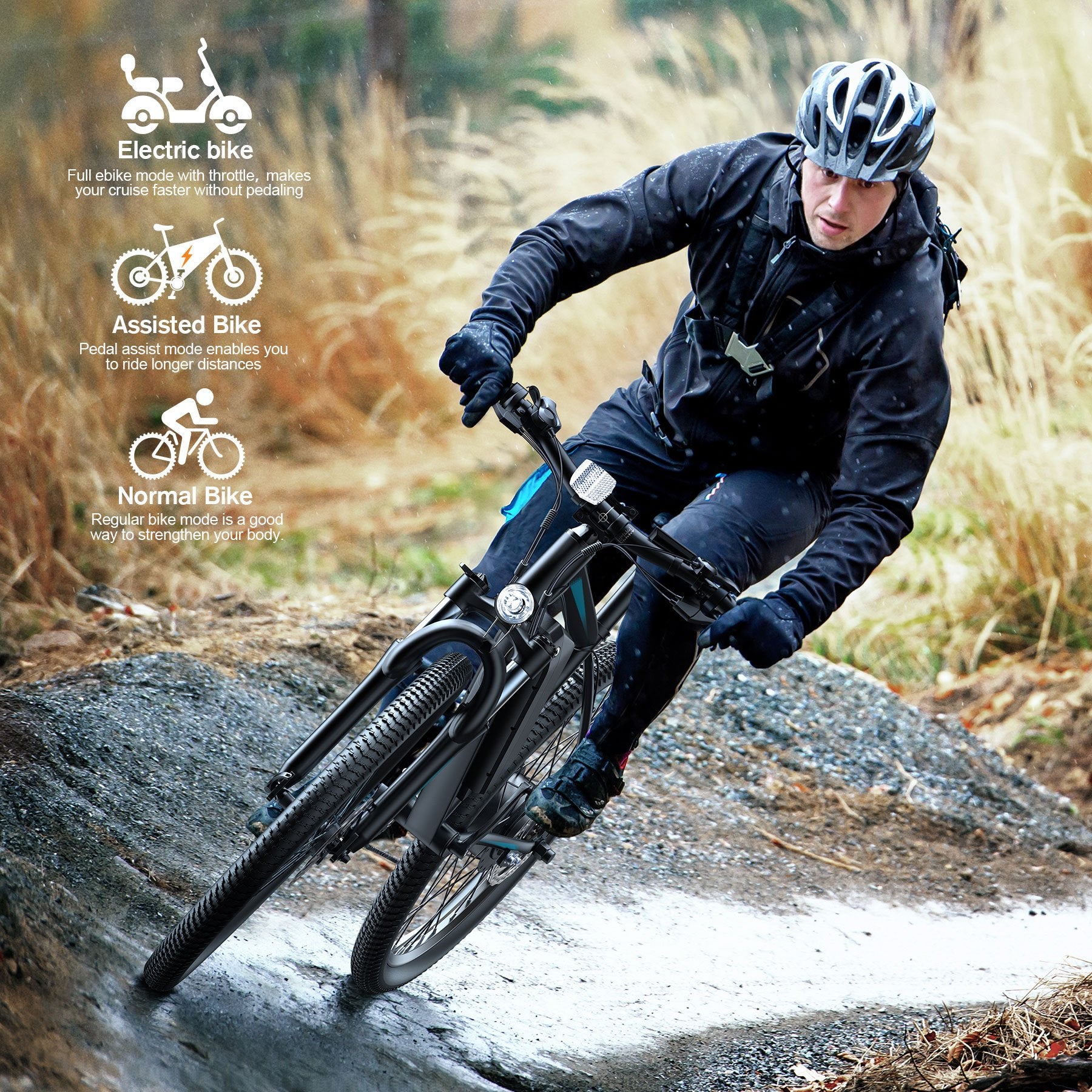 Electric Bicycle, 26" Electric Mountain Bike