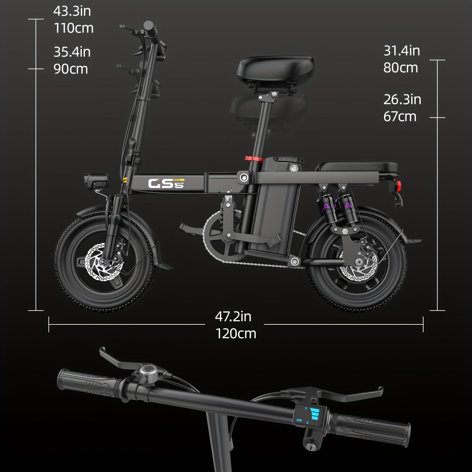UPlee 740W Adult Electric Bike