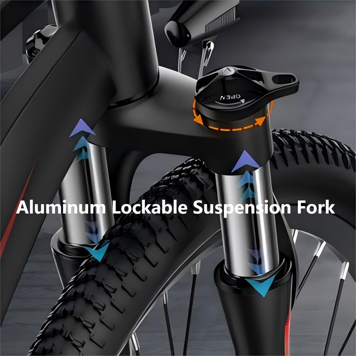 26" Adult Electric Mountain Bike, Powerful 36V 374Wh Removable Battery, 500W Peak Motor Electric Bicycle, 21-Speed Gear System, Up To 50 Miles Range, 20MPH Max Speed Commuter Ebike