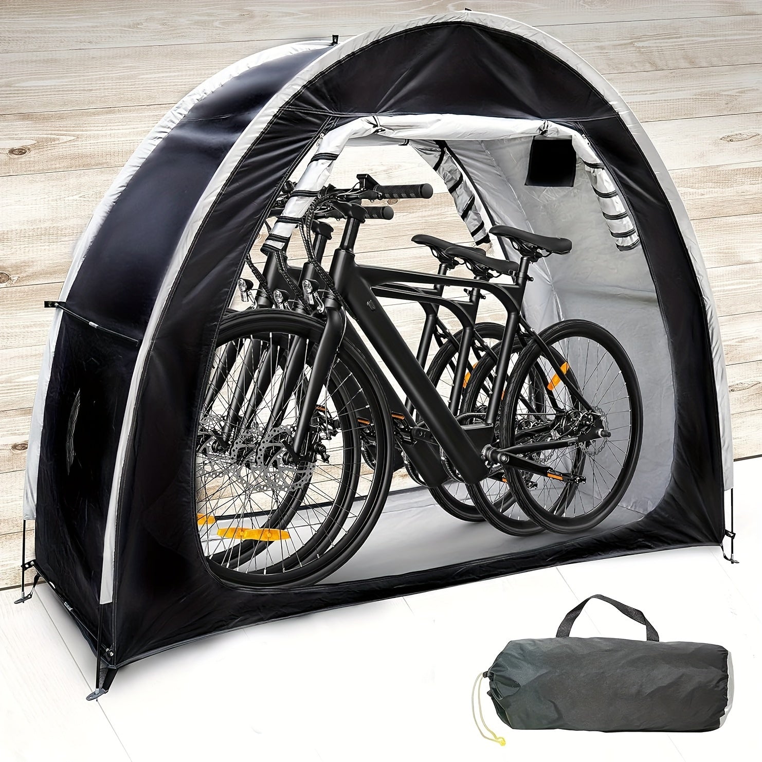 Bike Storage Shed Tent With Double Doors