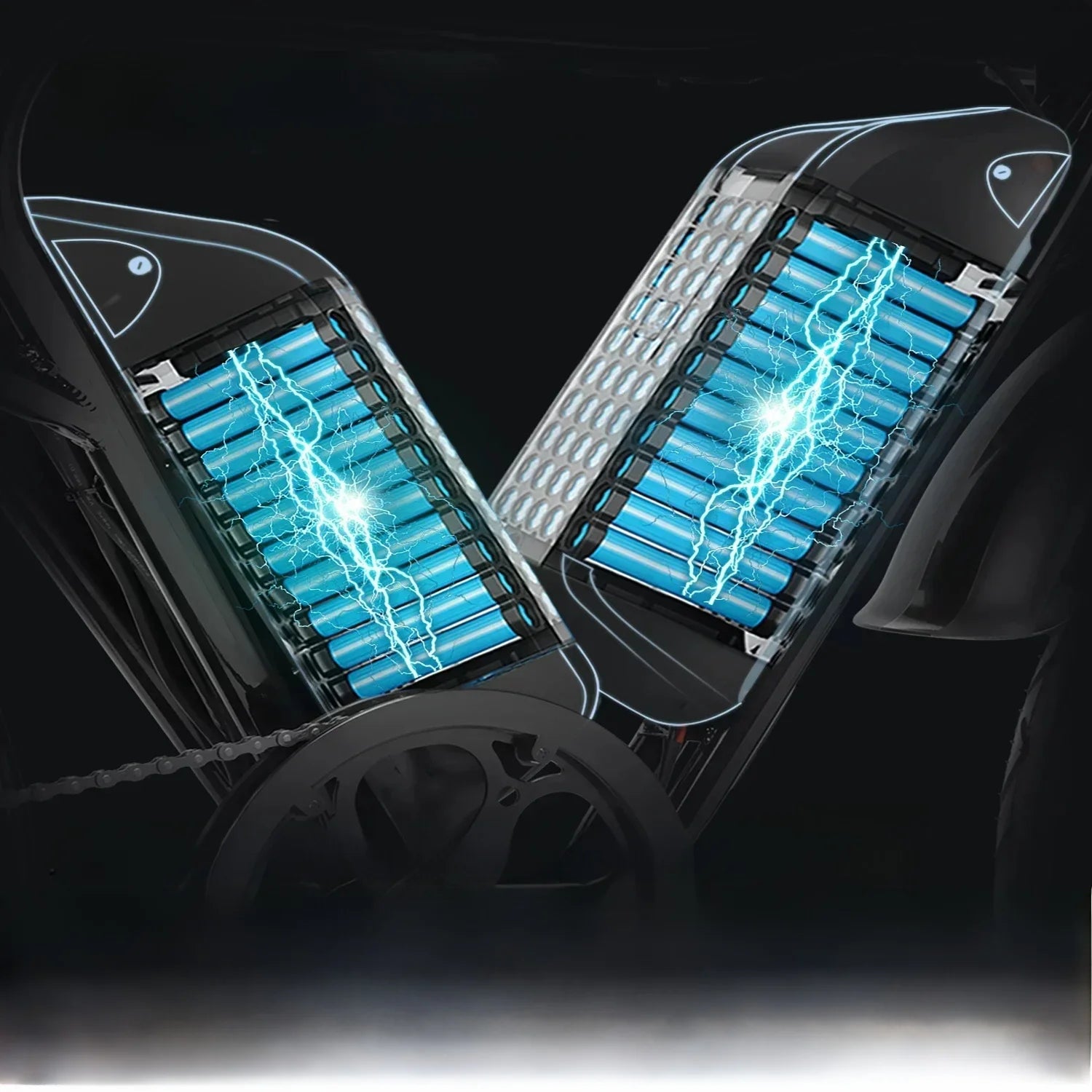 Ebike, Q20, 20-inch urban commuter electric bike, high carbon steel frame, 7-speed transmission, 750W motor, 48V-20ah battery